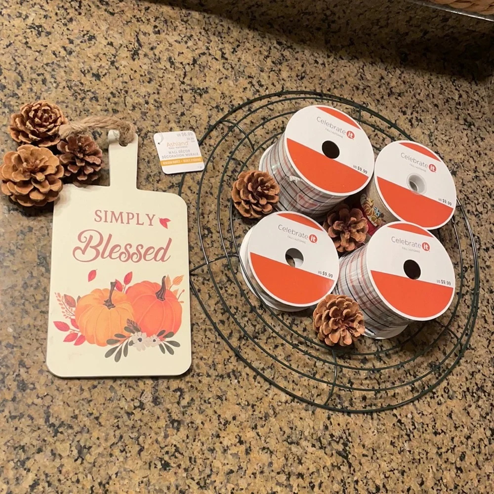 Fall Theme Wreath Making Kit
